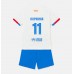 Billige Barcelona Raphinha Belloli #11 Børnetøj Udebanetrøje til baby 2023-24 Kortærmet (+ korte bukser)